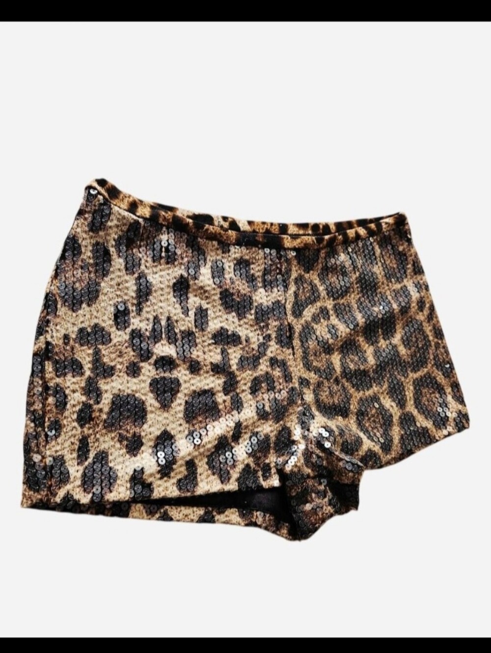 Forever 21 Sequin Leopard Shorts